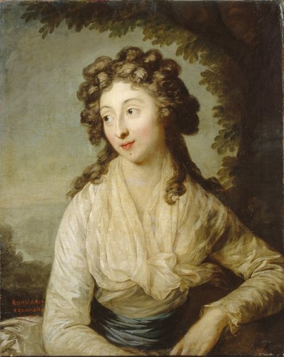 Porträt von Konstancja Lubomirska Rzewuska, 1789 von Anton Graff