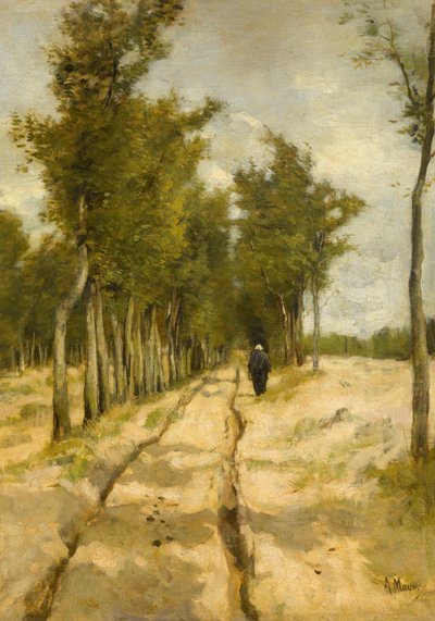 De Torenlaan in Laren von Anton Mauve