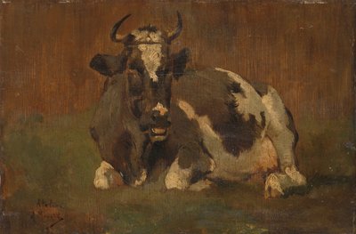 Liegende Kuh von Anton Mauve