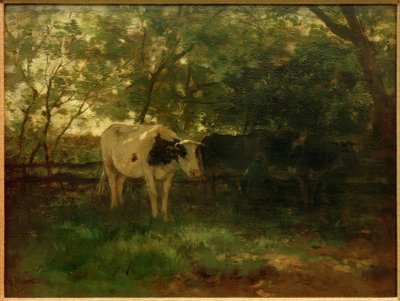 Melkzeit von Anton Mauve