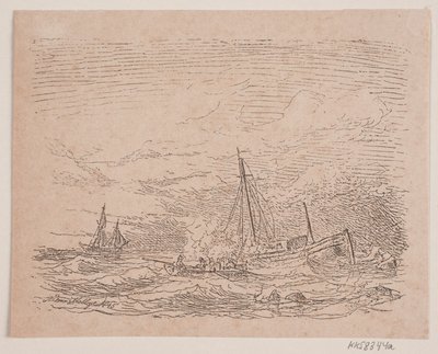 Eine Strandung von Anton Melbye