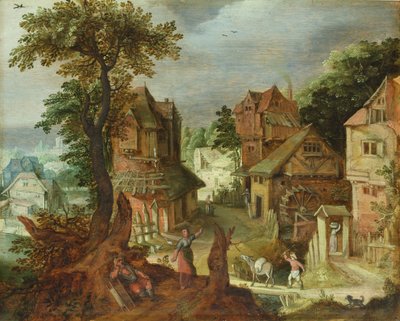 Dorflandschaft von Anton Mirou