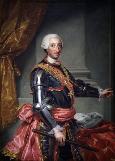 Karl III. von Spanien, ca. 1761 von Anton Raphael Mengs