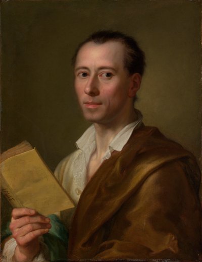 Porträt von Johann Joachim Winckelmann von Anton Raphael Mengs