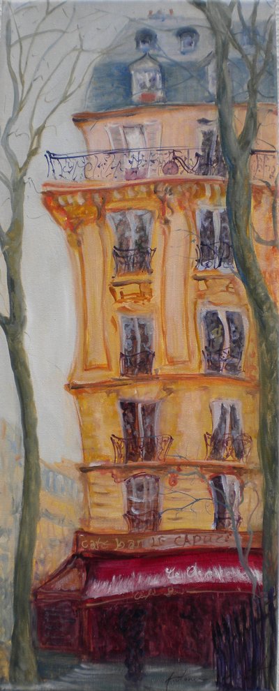 Café Bar La Cappuccino, 2010 von Antonia Myatt