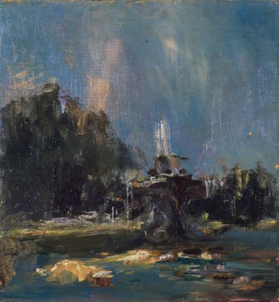 Garten mit Brunnen von Antonio Ambrogio Alciati