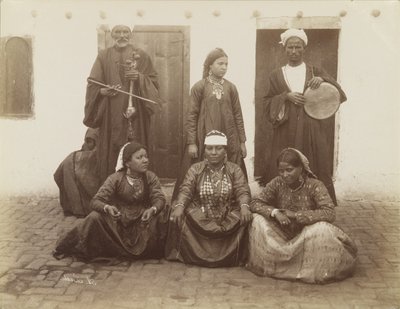 Arabische Tänzer, Ägypten von Antonio Beato