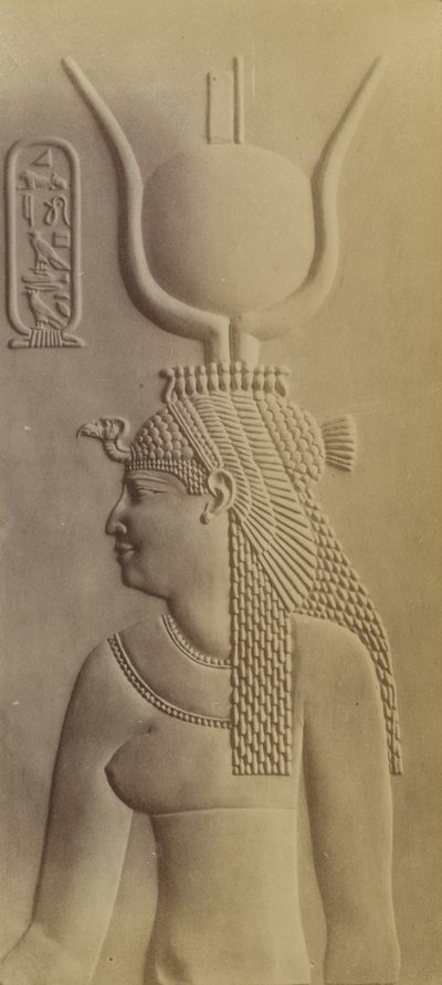 Kleopatra, Tempel von Dendera von Antonio Beato