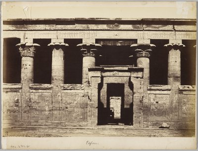 Edfu, Ägypten von Antonio Beato