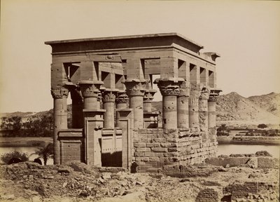 Kiosk von Philae von Antonio Beato