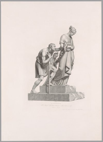 Nächstenliebe, aus Oeuvre de Canova von Antonio Canova