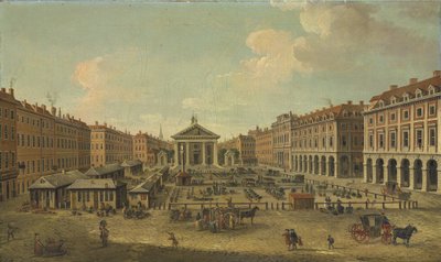 Vier Ansichten von London: Der Covent Garden von Antonio Joli