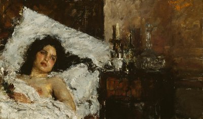 Rastend von Antonio Mancini