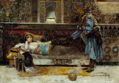 Das Geschenk des Sultans, 1885-1886 von Antonio Maria Fabres y Costa