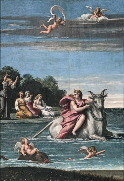 Der Raub der Europa von Antonio Marziale Carracci