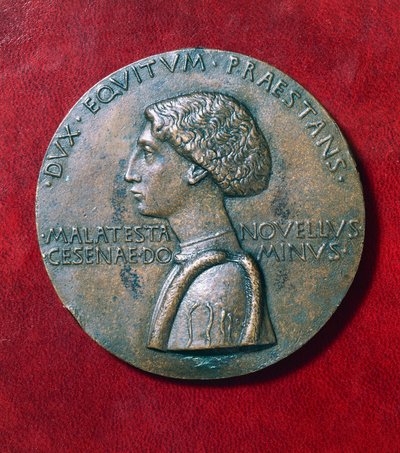 Medaille von Domenico Novello Malatesta (1418-1465) von Antonio Pisanello