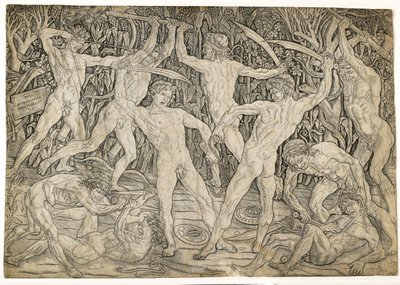 Schlacht der Nackten von Antonio Pollaiuolo
