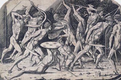 Herkules und die Giganten, ca. 1475-80 von Antonio Pollaiuolo