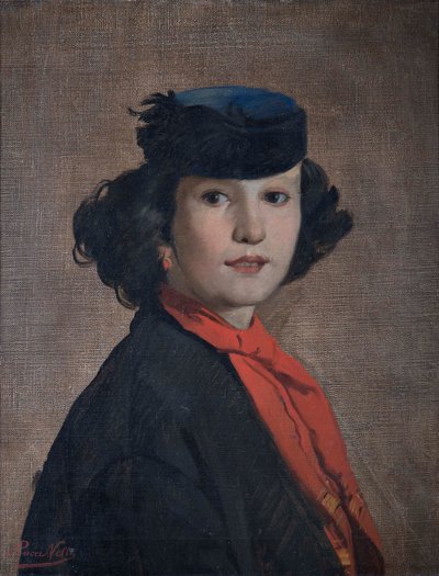 Porträt von Nerina Badioli, ca. 1866 von Antonio Puccinelli