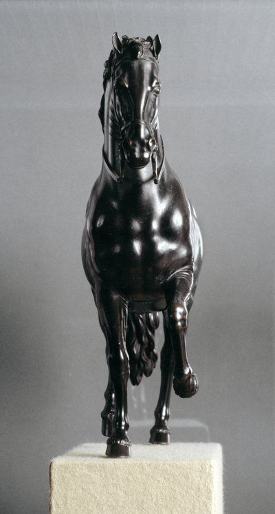 Ein schreitendes Pferd, ca. 1600 (Bronzeguss) von Antonio Susini