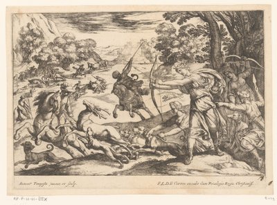 Jagd auf Hirsche (Teil 5) von Antonio Tempesta
