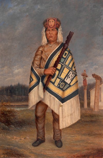 Tlinkit-Indianer, ca. 1893 von Antonio Zeno Shindler