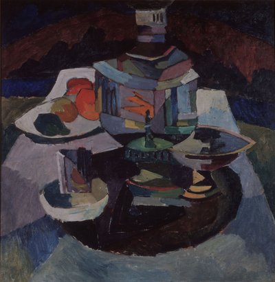 Stillleben mit Samowar, 1913 von Aristarkh Vasilievic Lentulov