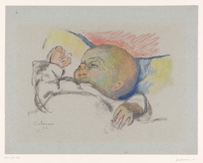 Schlafendes Baby von Armand Guillaumin