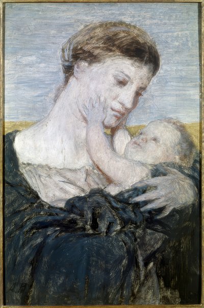 Mutter und Kind von Arnold Böcklin