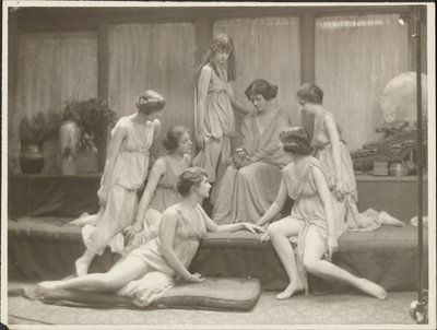 Isadora Duncan und Gruppe von Arnold Genthe