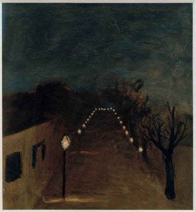 Nächtliche Straße von Arnold Schönberg