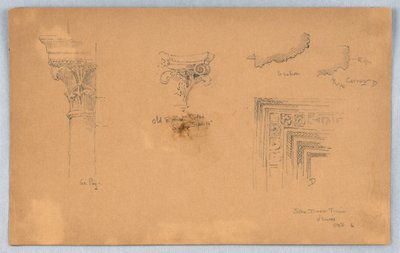 Architektonische Details in Venedig von Arnold William Brunner