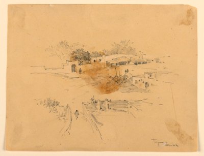 Platz in Tanger von Arnold William Brunner