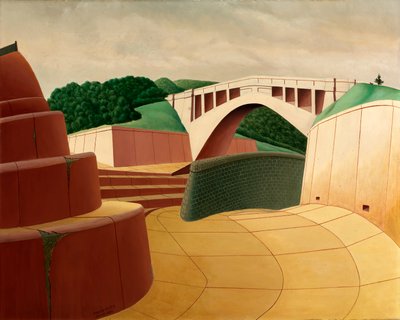 Überlauf, Ashokan-Damm von Arnold Wiltz