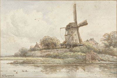 Mühle auf der Stadtmauer von Arnoldus Johannes Eymer