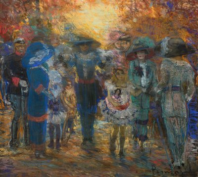 Mondanity, ca. 1911 von Aroldo Bonzagni