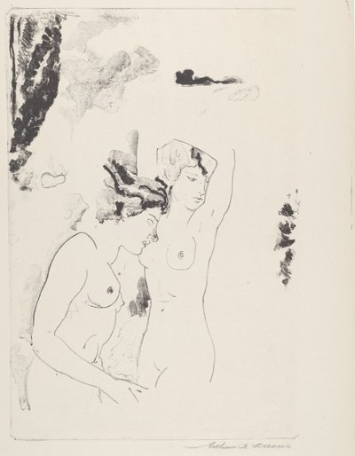 Nymphen des Baches von Arthur B. Davies