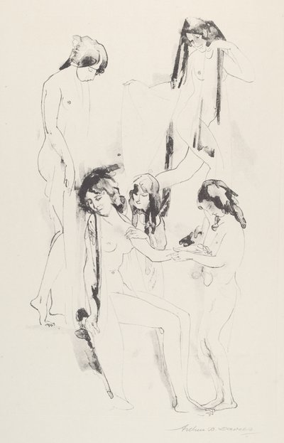 Bewegung schattierter Melodien von Arthur B. Davies