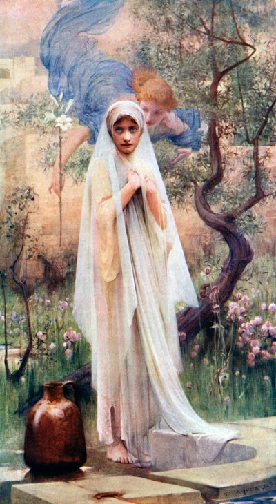 Die Verkündigung, 1926 von Arthur Hacker