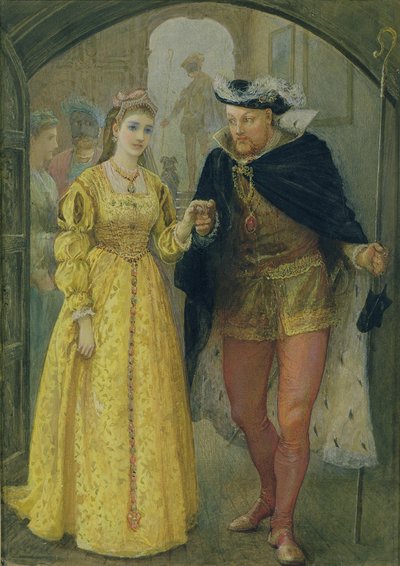 Heinrich VIII. und Anne Boleyn von Arthur Hopkins