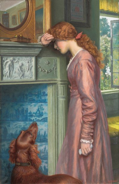 Eine vorbeiziehende Wolke von Arthur Hughes
