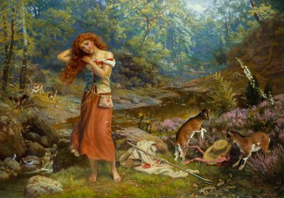 Audreys Toilette, 1897 von Arthur Hughes