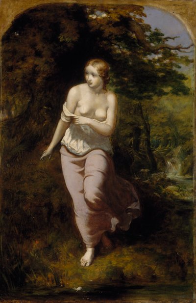 Musidora beim Baden, 1849 von Arthur Hughes