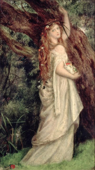 Ophelia von Arthur Hughes