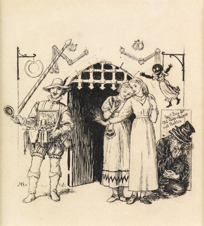Der Diamant des Hausierers von Arthur Hughes