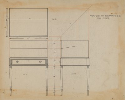 Schreibtisch von Arthur Johnson