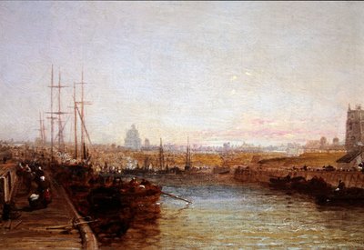 An den Docks: Dünkirchen von Arthur Joseph Meadows