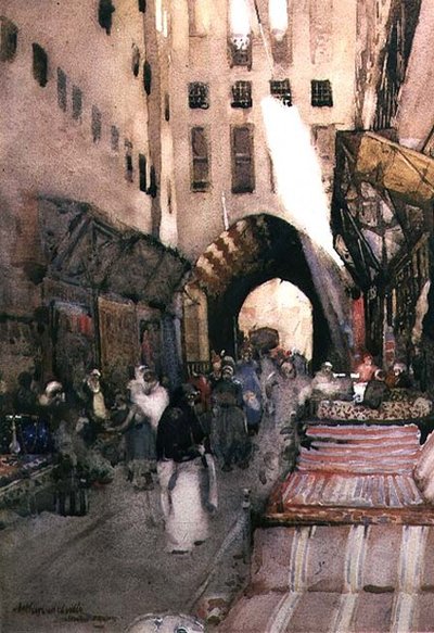 Ein türkischer Basar von Arthur Melville