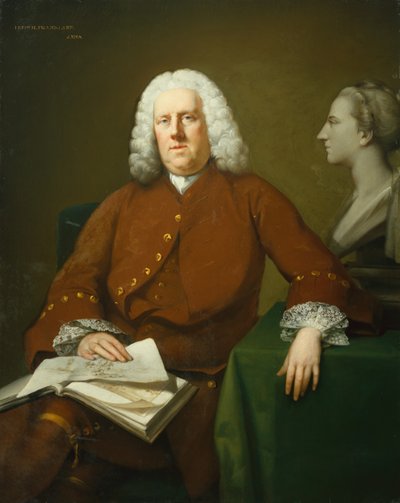 Porträt von Sir Frederick Frankland von Arthur Pond