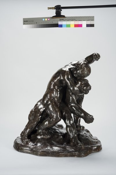 Puma und Kind (Bronze) von Arthur Putnam